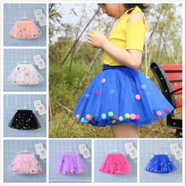 ROK TUTU POMPOM