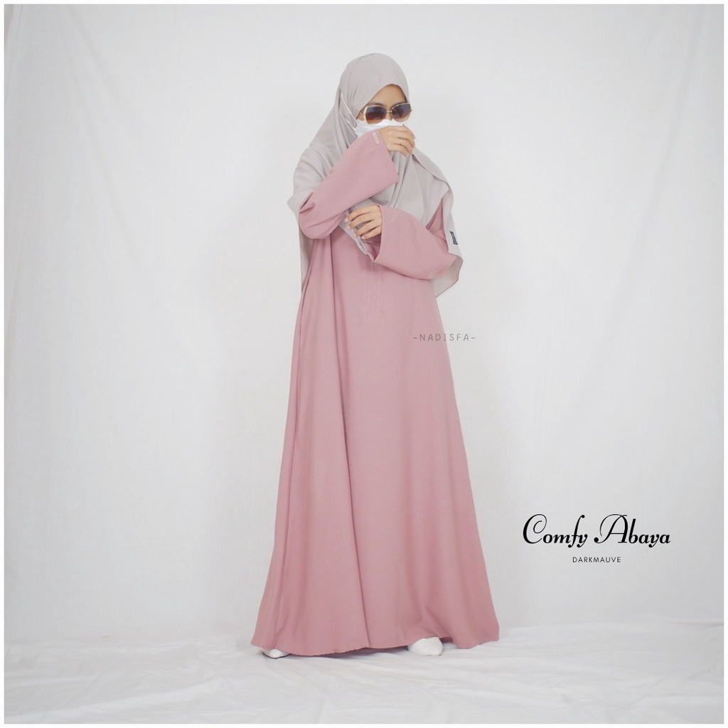 COMFY ABAYA BASIC XS S M  / ABAYA TURKI / ABAYA BASIC / Abaya Kalong / Abaya Umroh / Abaya jumbo