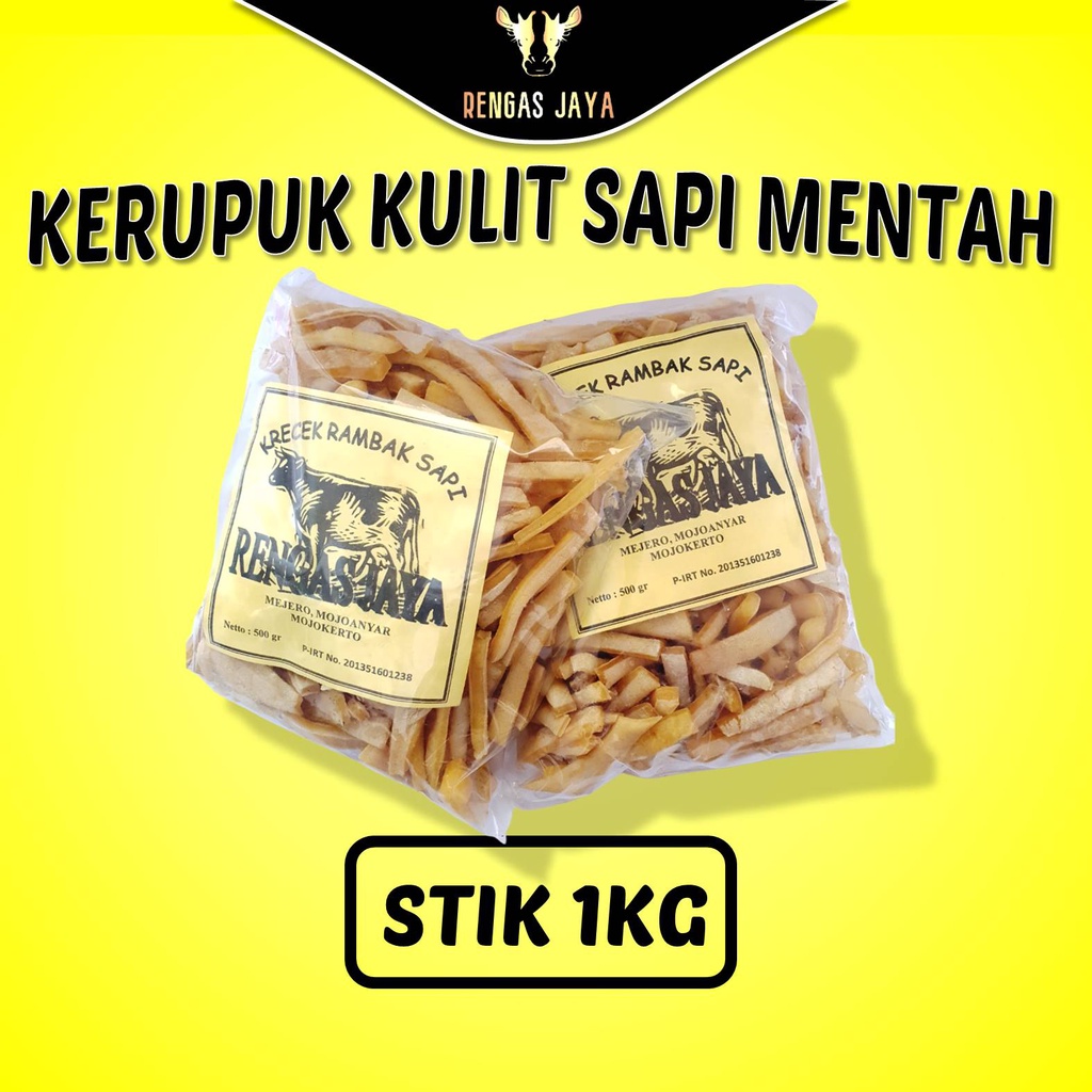 

Krecek Rambak Kulit Sapi Rengas Jaya Krupuk Kulit Sapi Mentah Krupuk Rambak Sapi Mentah Dorokdok Mentah Jangek Lapuan Langsung Goreng