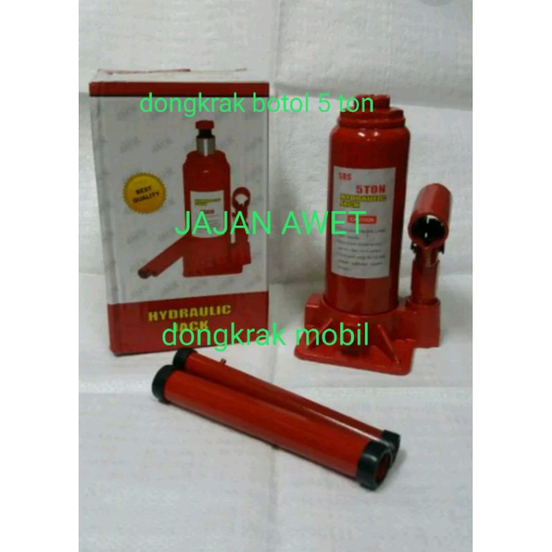 dongkrak botol 5 ton - dongkrak mobil - dongkrak 5 ton