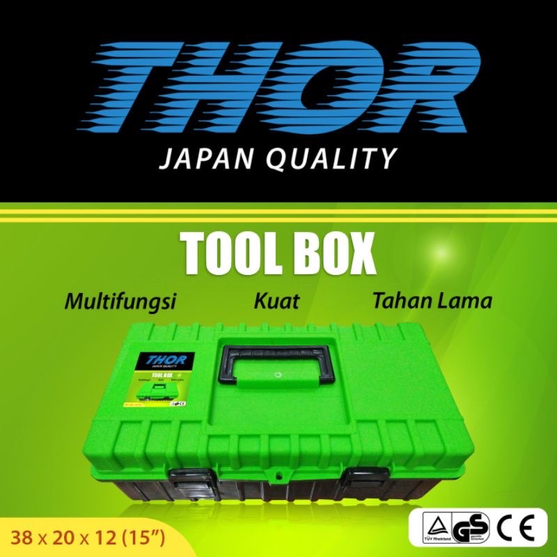 Tool Box Toolbox Toolkit Kotak Perkakas PVC 2 Susun THOR