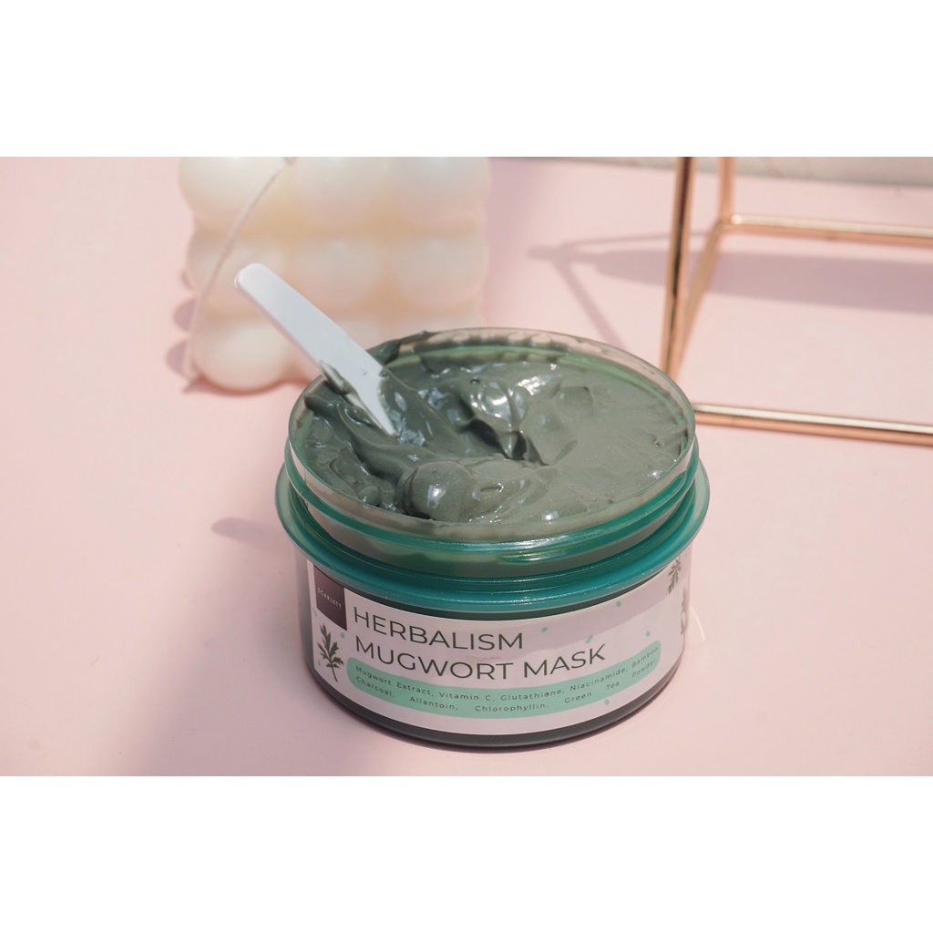 𝐑𝐀𝐃𝐘𝐒𝐀 - Scarlett Whitening Masker Mugwort Mask &amp; Seriously Hydrating Mask