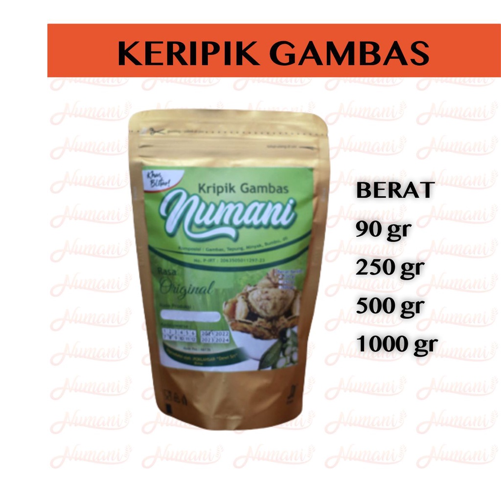 

KERIPIK GAMBAS ORIGINAL | NUMANI BLITAR | OLEH OLEH KHAS BLITAR