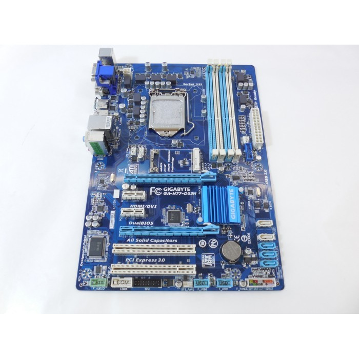 Mobo Motherboard Mainboard H77 Intel Socket 1155 Intel H77 Gigabyte