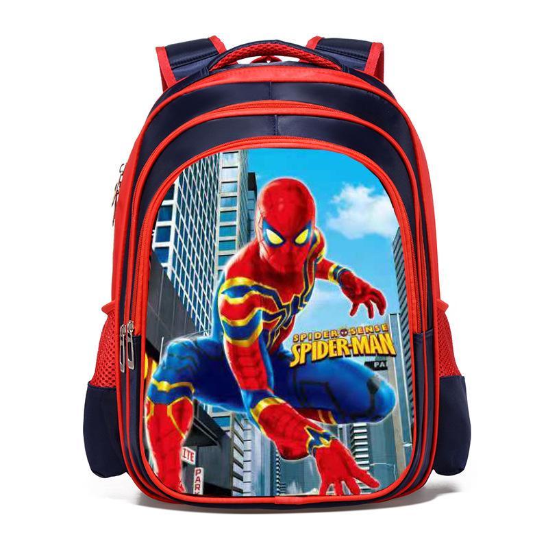 Tas Ultraman Tas Sekolah Berkualitas Tinggi untuk Siswa Sekolah Dasar Tas Ransel Kartun Beku untuk Anak Laki-Laki dan Perempuan Tas Spiderman