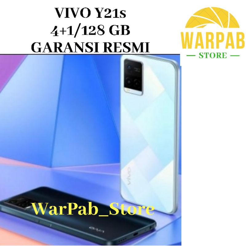 HP VIVO Y21S 4/128 GB - VIVO Y21 S RAM 4GB ROM 128GB GARANSI RESMI 4+1GB RAM
