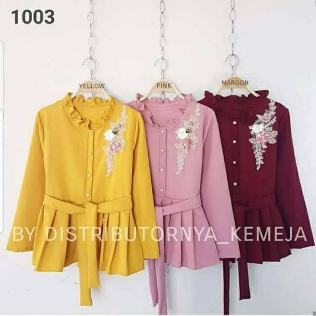 ROSIANA BLOUSE / BLOUSE BORDIR / ATASAN BORDIR / ATASAN WANITA MUSLIM