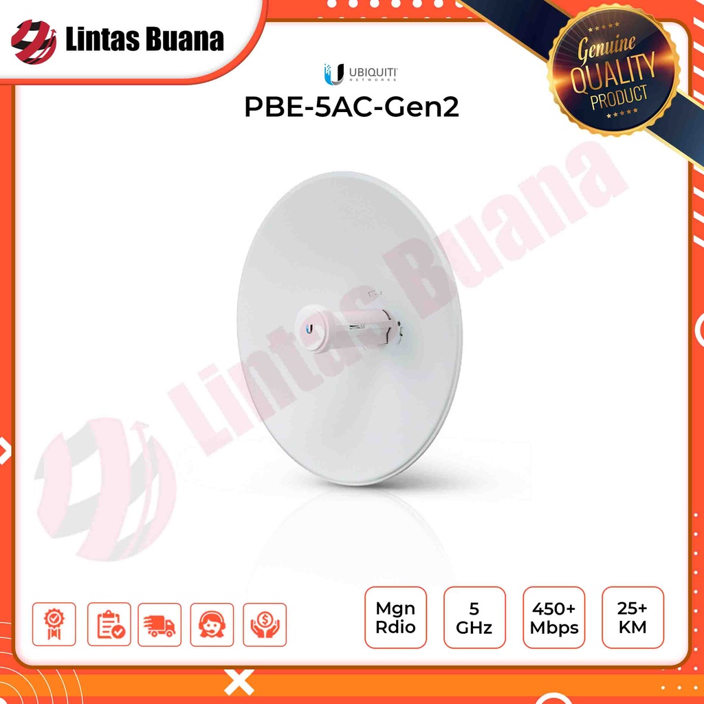 UBNT PBE-5AC-Gen2 Powerbeam 5AC Gen2 25dbi - PBE 5AC Gen2