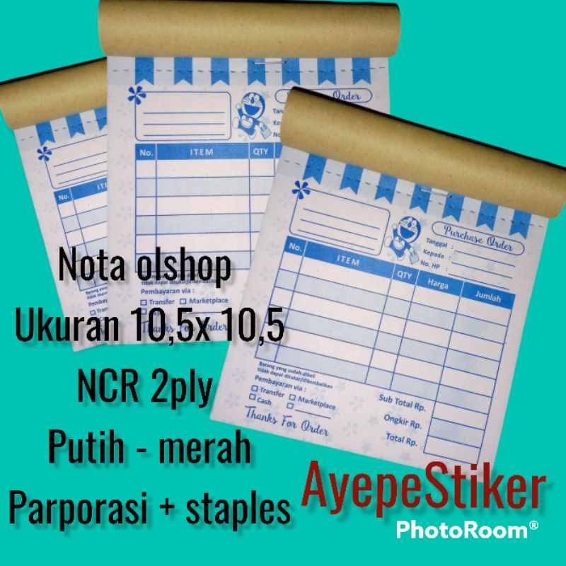 

Nota Olshop 2PLY 1/6 folio (4Motif)