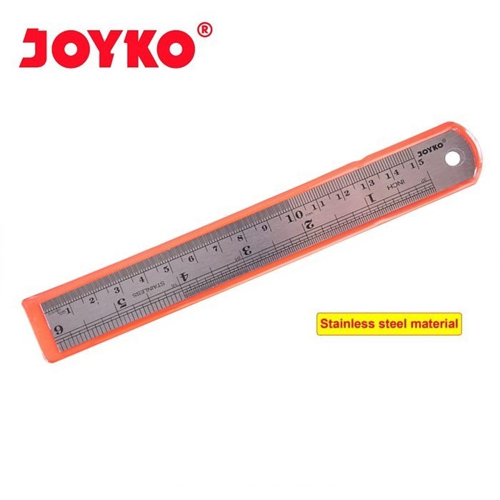 

Joyko Ruler RL-ST15 Penggaris Besi 15 cm Stainless Steel 15cm RLST15 Mistar