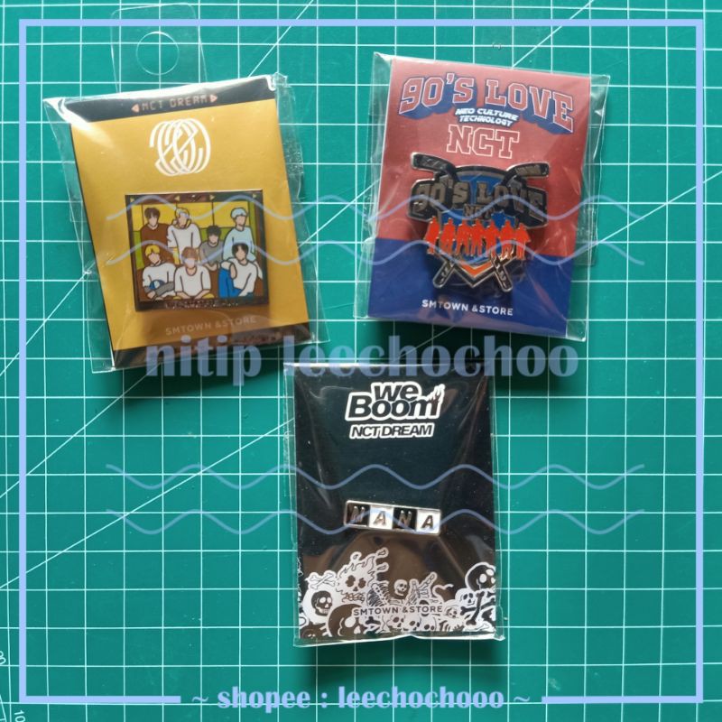 Official DIY PIN NCT DREAM - DEJAVU & WE BOOM NANA, NCT U 2020 - 90's LOVE