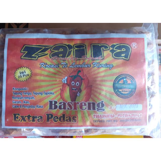

Basreng Snack extra pedas isi 25 pcs