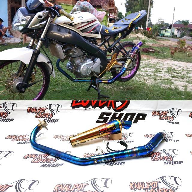 Knalpot KIDAL VIXION New dan VIXION Old - Kou Macachi Bluemoon