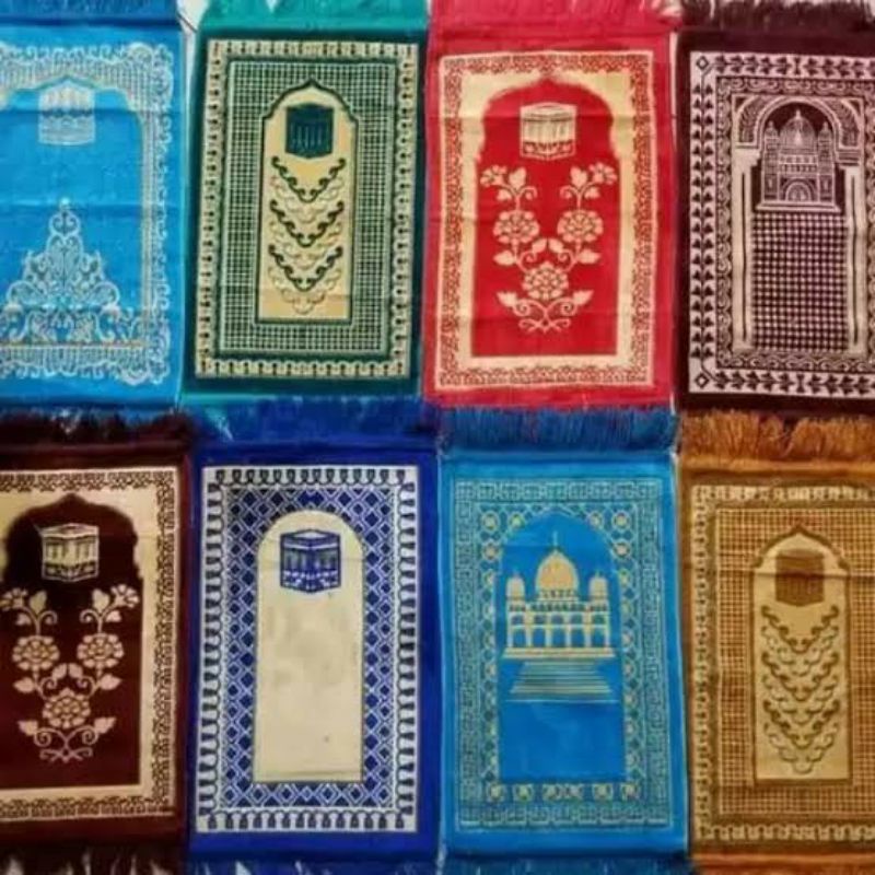 Sajadah Muka / Kepala Turki Asli Tebal Izmir 35x65cm Grosir