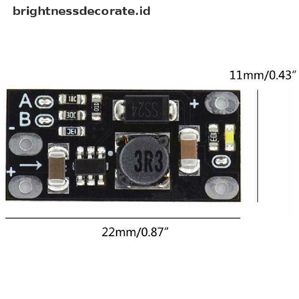 Modul Boost Step Up Board Baterai Lithium Dc-Dc Mini Multifungsi 3.7v