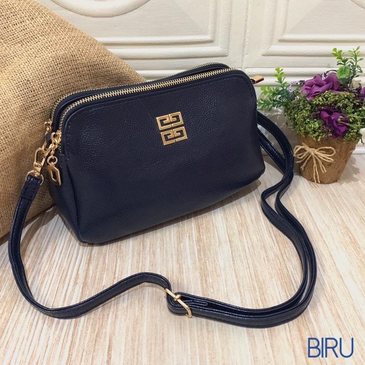 SIL.19Au22ᴶ ◦  Tas Selempang Import Gv Kylie S 3Ruang Suprem