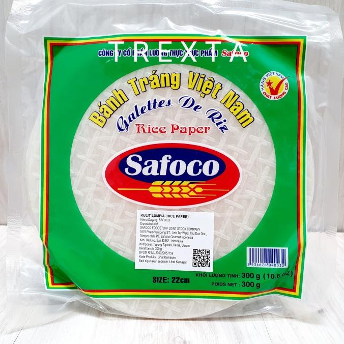 

RICE PAPER / KULIT LUMPIA SAFOCO 22 CM - 300 GRAM TERLARIS TERPERCAYA ORIGINAL