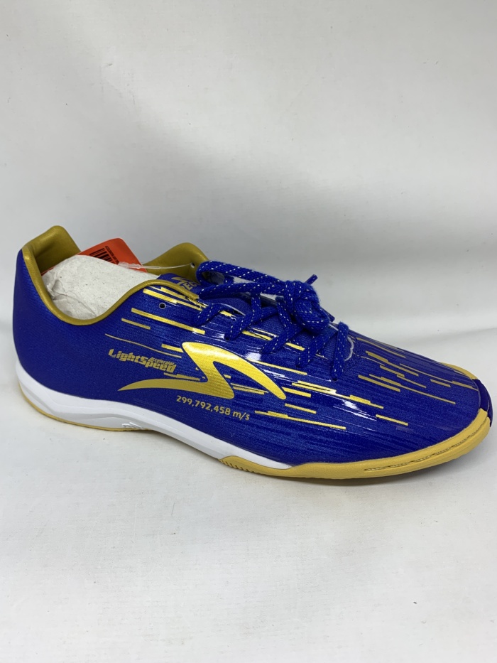 Sepatu futsal specs accelerator lightspeed in Reborn blue gold