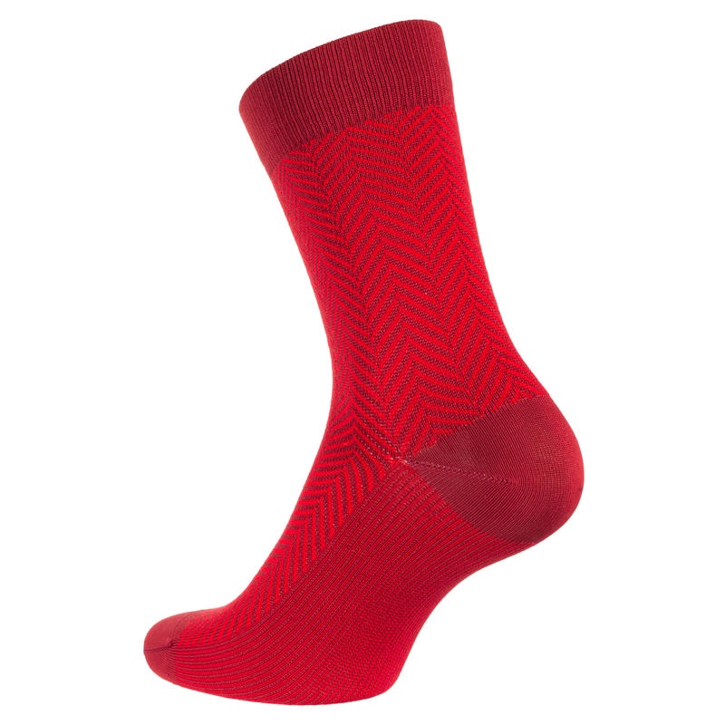 Decathlon Van Rysel Socks Roadr 520 - Burgundy - 8618619