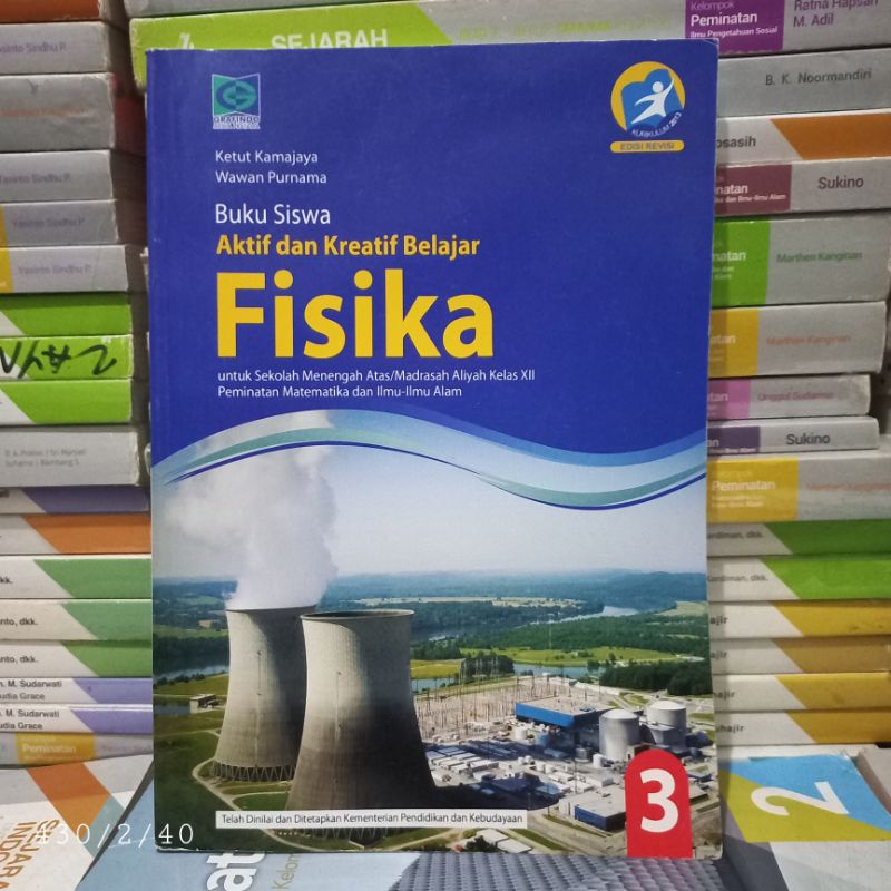 BUKU BEKAS FISIKA SMA KELAS 3 grafindo