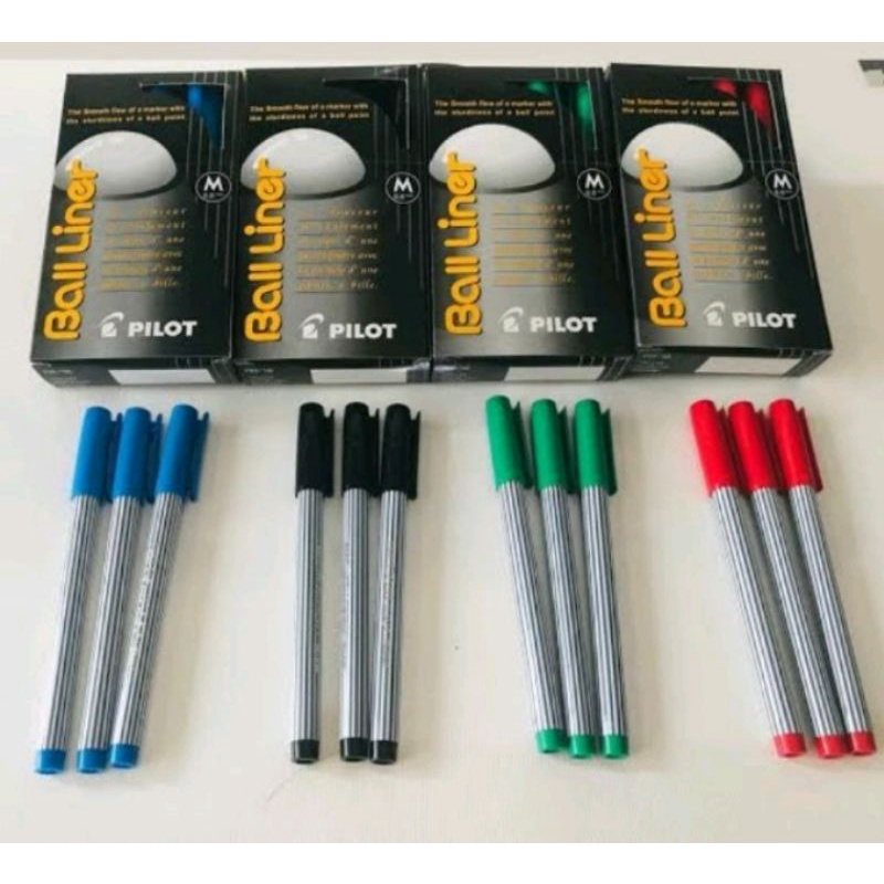 

Pulpen / Pen / Pena Pilot Ball Liner 0.8mm Ecer (1pcs)