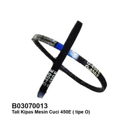 Tali kipas mesin cuci 450E (tipe O)