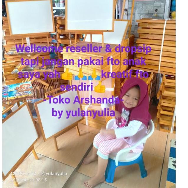 

SEGERA BELI papan tulis 32x42 white board + standing gratis spidol+penghapus +Tali eygd189