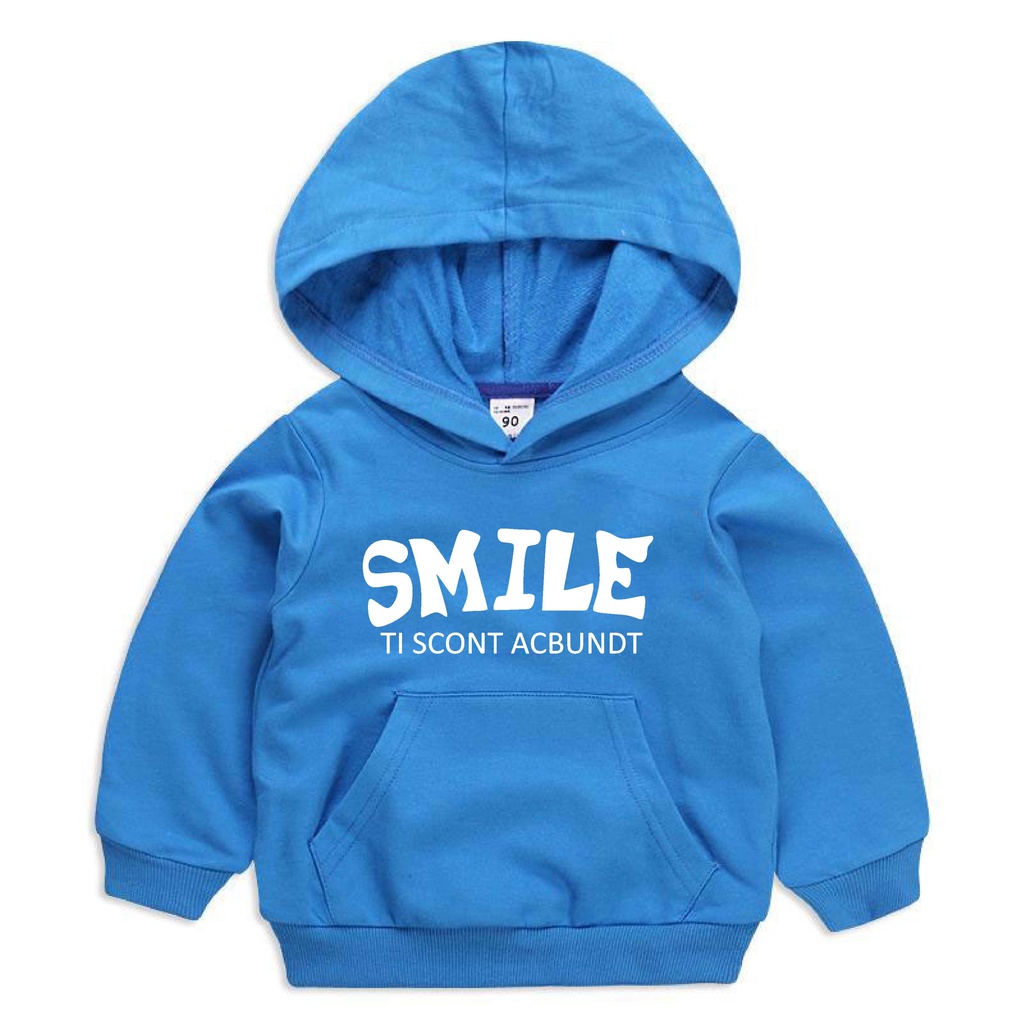 BS OUTERWEAR HOODIE  ANAK ANAK SMILE REAL PICTURE