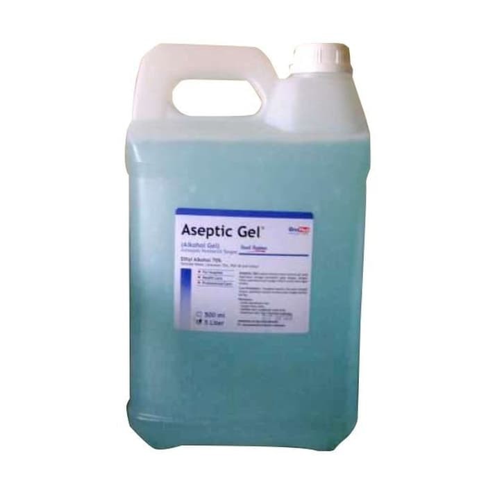 Antiseptic Aseptic GEL Galon 5L liter ORI OneMed