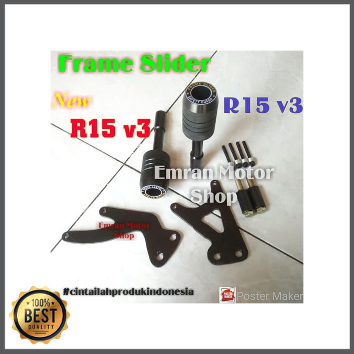 frame slider yamaha R15 V3 model agna