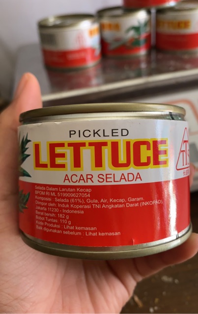 Pickled lettuce 182gr Acar Selada - TTS