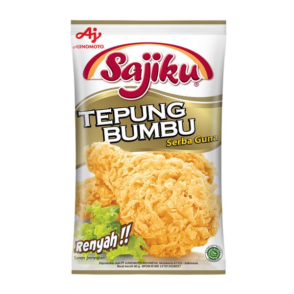 

SAJIKU Tepung Bumbu Serbaguna Renyah 80gr - Tepung Masak Instant