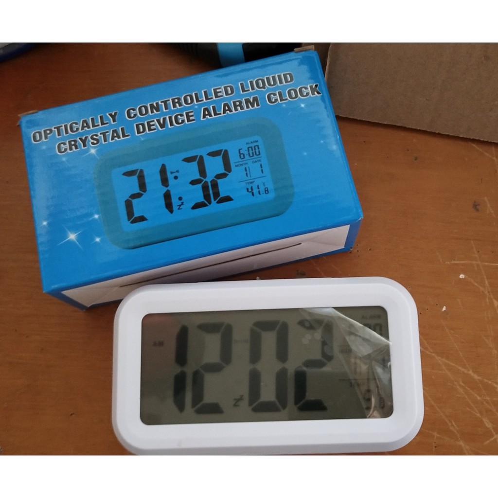 Jam Meja Digital Alarm LCD Smart Digital Clock