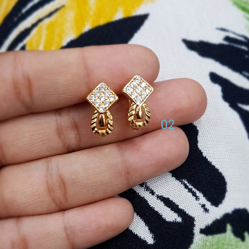 anting titanium asli cantik awet tahan lama