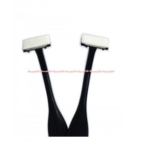 Tammia T-Shape Eyebrow Razor Pisau Cukur Alis Mini Kecil Hitam Black Tshape Tamia T Shape Eye Brow