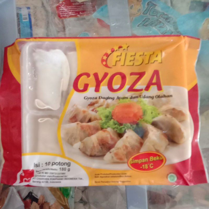 

Fiesta Gyoza (10) 180 gr/ Gyoza Prima (Dimsum Ayam )250gr