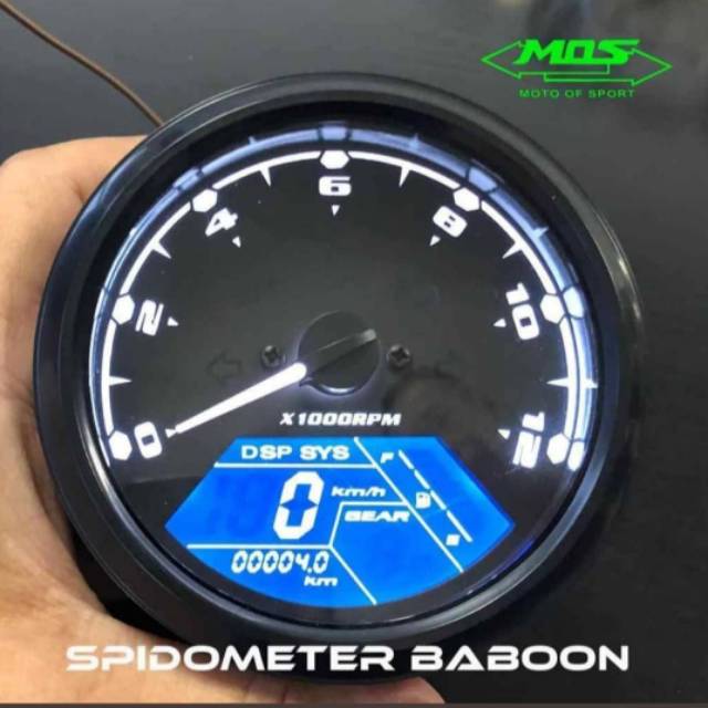 spidometer spido babon digital rx king custom japstyle / spido cb spido yl babon