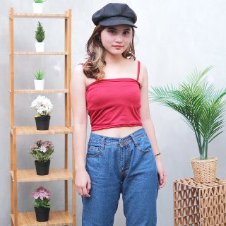 ❤️ FHS ❤️ PAKAIAN DALAM TENKTOP TANGTOP TANGTOP TENTOP TANKTOP SINGLET TALI KECIL WANITA NH08 KOREA 