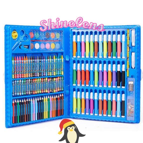 

Crayon Anak 150 Pcs Pensil Warna Alat Lukis Set Kerayon