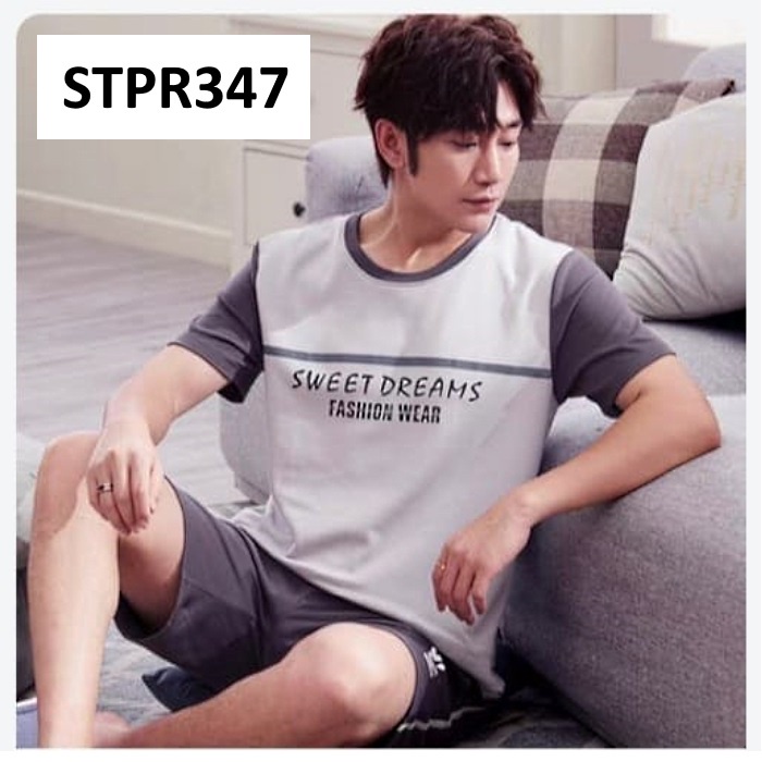 Baju Tidur Pria Dot Blue Navy - STPR120