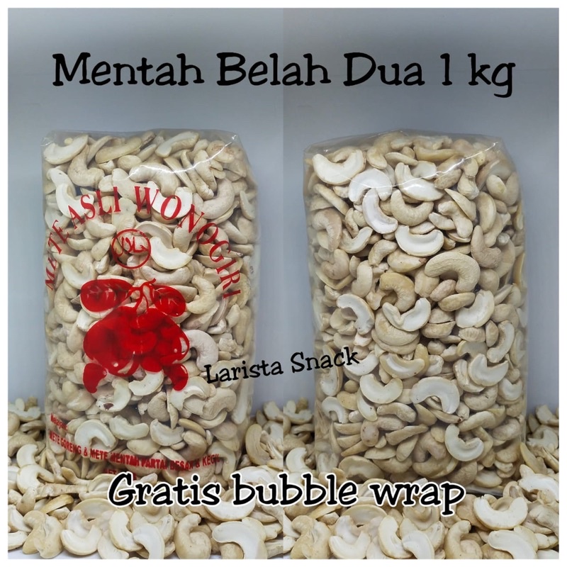 

KACANG METE MEDE MENTAH BELAH DUA 1000g TERMURAH TERLARIS