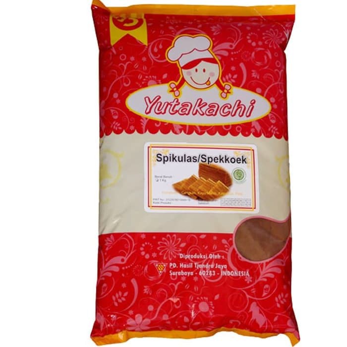 

Spikulas/spekkoek spiku bumbu lapis legit Yutakachi 100 gr