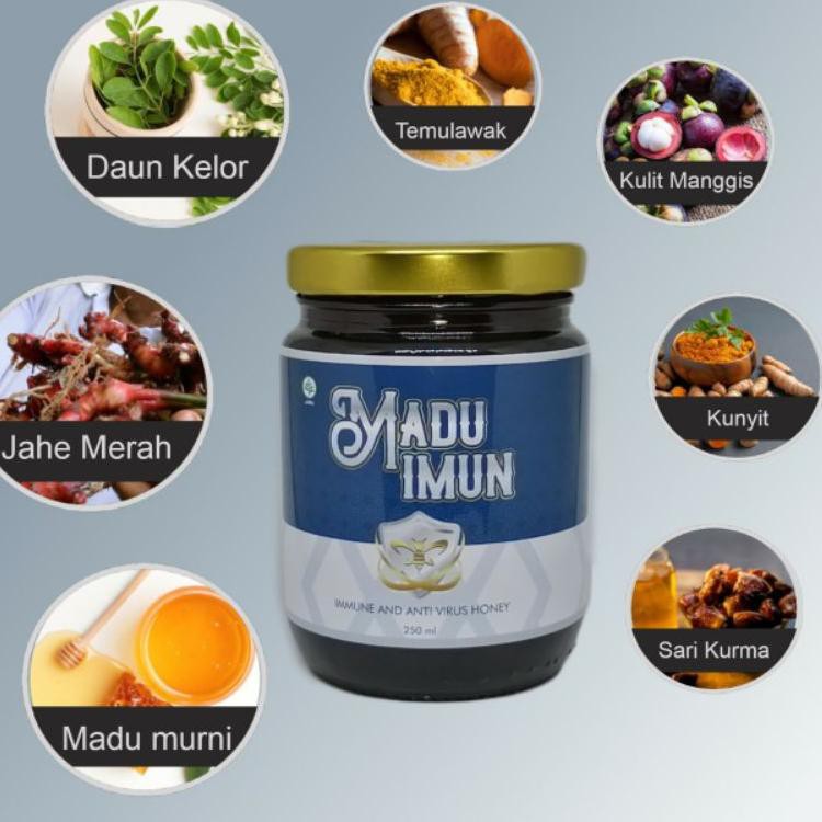 

Madu Murni , MADU IMUN ORIGINAL 250ml, Immune Booster alami Madu Asli 100% Madu Murni 6J0