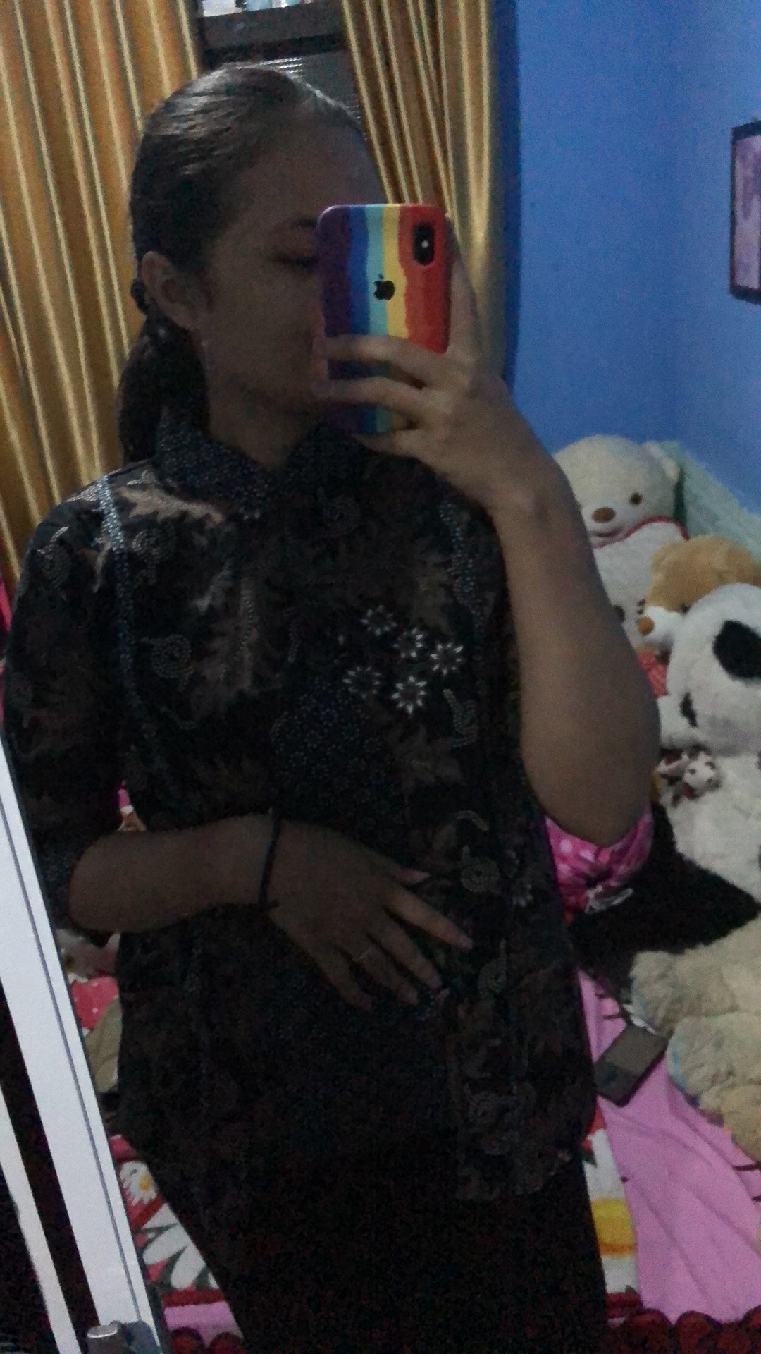 [ada Jumbo] Blus Davina Lawasan Daun #3 Batik Wanita Modern Formal Kondangan Kantoran Katun Halus