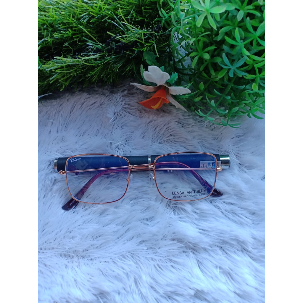 KACAMATA FRAME BESI HY274AB.IA/KACAMATA ANTIRADIASI CEWEK/COWOK/KACAMATA KOMPUTER/