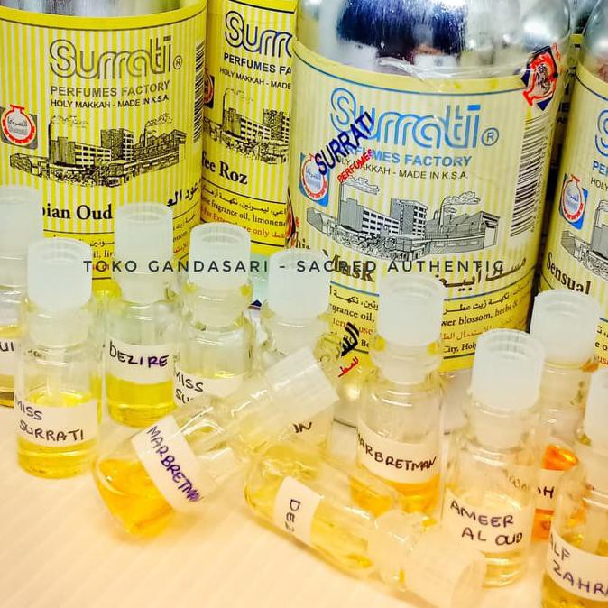 Tester Parfum SURRATI sample sampel surati wangi arab murni non saudi