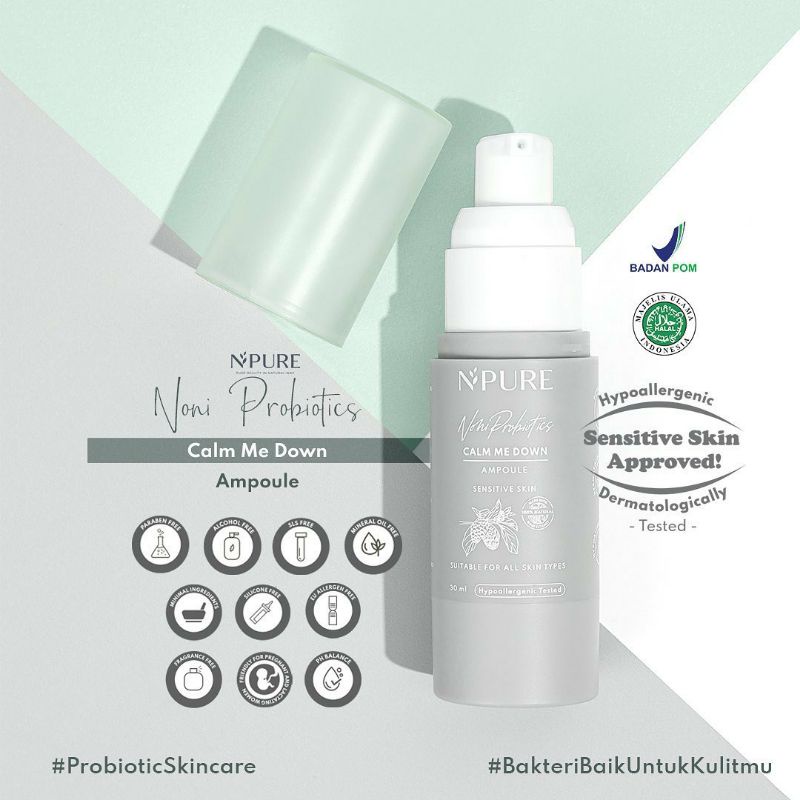 N’PURE NONI PROBIOTICS “CALM ME DOWN” AMPOULE