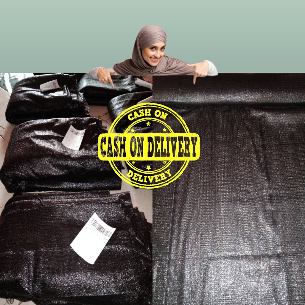 Jaring paranet 75% panjang 20 meter lebar 3 meter grade a kualitas import dengan anyaman segitiga le