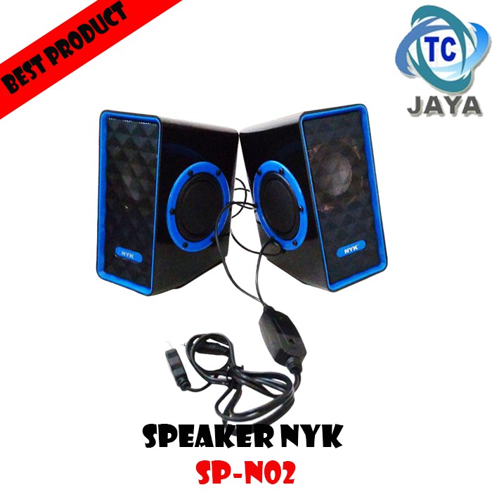 Speaker Komputer Gaming NYK SP-N02 - Hitam Biru