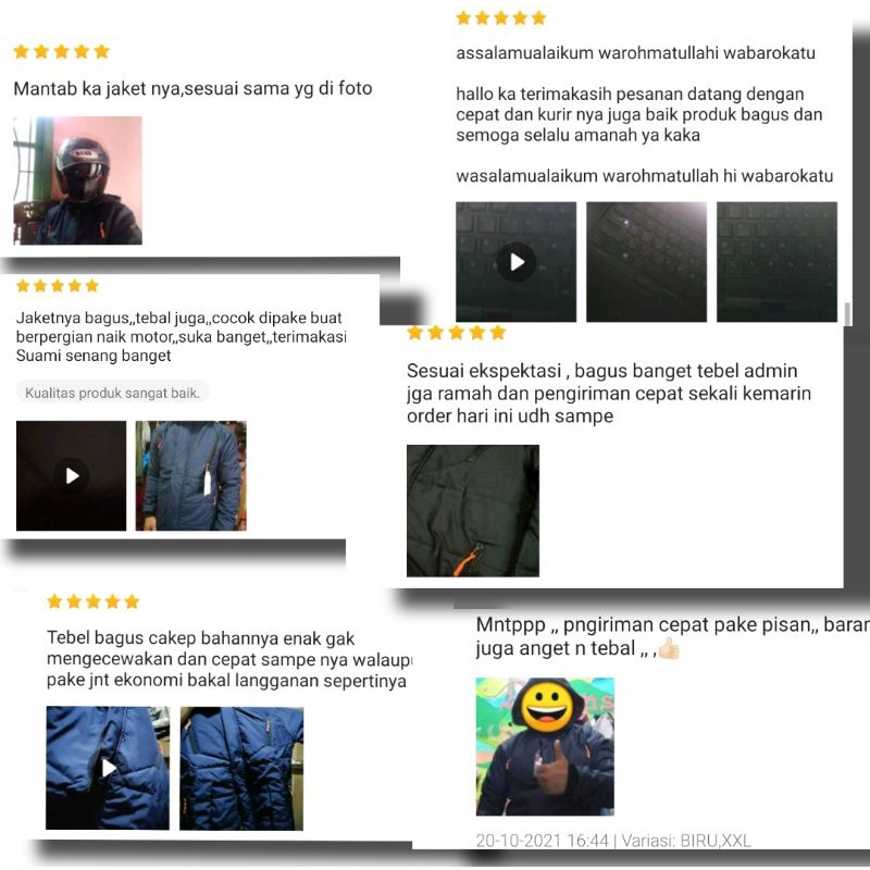 Jaket  Anti Air Pria Wanita Tebal  Waterproof Windproof Winter Puffer Tebal Musim Dingin Outdor Touring Hangat Anti Air Tahan Air Gunung Pendaki Windproof